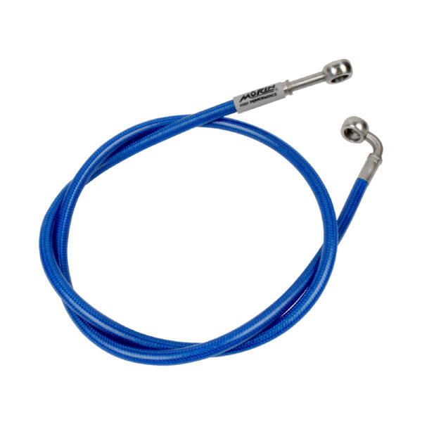 MORIN ULTIMATE SERIES stainless steel braided brake line Assemble stainless steel crimped head, straight benjo + benjo bent 90 - Image 5