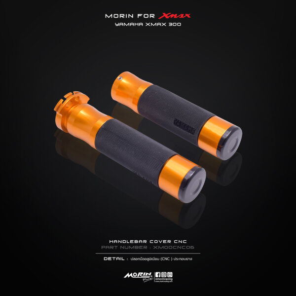 MORIN XMAX ปลอกมือ อลูมิเนียม(CNC) ประกอบยาง - Image 10