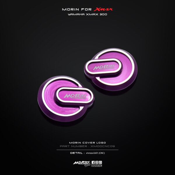 MORIN XMAX ฝาครอบโลโก้(CNC) - Image 6