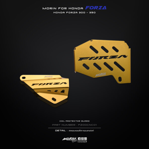 MORIN FORZA 300,350 ฝาครอบคอยล์ไฟ-ครอบสายดีสก์ - Image 7