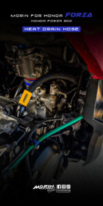 MORIN FORZA300 สายระบายไอความร้อนแบบถอดกรอง - Image 2