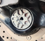 MORIN SWINGARM COVER CNC XMAX STAR PATTERN - Image 2