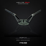 MORIN XMAX แฮนด์บาร์+แผงคอนกชุด(CNC) ปรับระดับได้ - Image 8