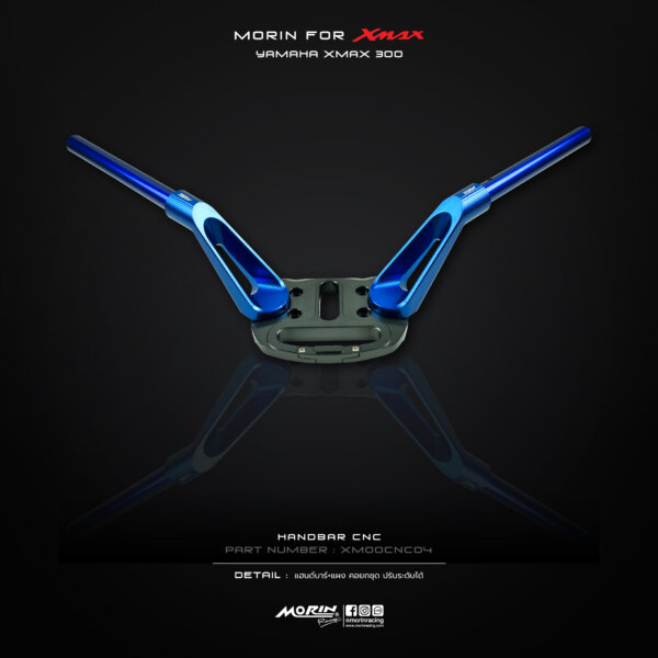 MORIN XMAX แฮนด์บาร์+แผงคอนกชุด(CNC) ปรับระดับได้ - Image 6