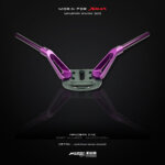 MORIN XMAX แฮนด์บาร์+แผงคอนกชุด(CNC) ปรับระดับได้ - Image 5