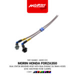 MORIN FORZA 300, 350 Dual Stator Drying Hose and Dual Oil Drain Plug [CNC type hose locking tabs]