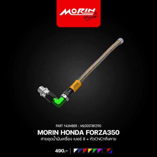 MORIN FORZA 300, 350 Oil Drain Plug, Size 8 + CNC Machined End Cap. - Image 6