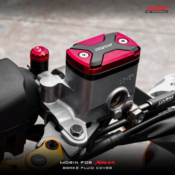 MORIN XMAX CNC brake fluid cover, two pieces - Image 2