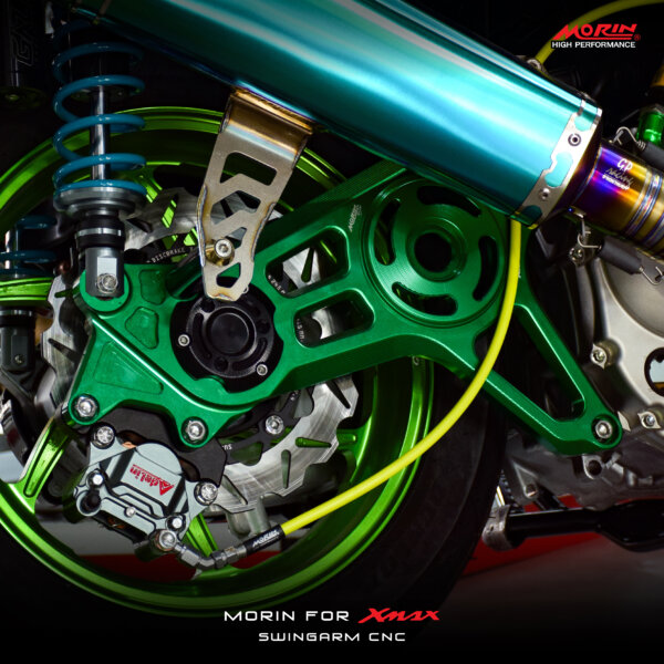 MORIN XMAX สวิงอาร์ม (CNC) แบบ M01 ยกชุด พร้อมตัวปิดอาร์ม - Image 2