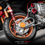 MORIN XMAX สวิงอาร์ม (CNC) แบบ M02 ยกชุด พร้อมตัวปิดอาร์ม - Image 2