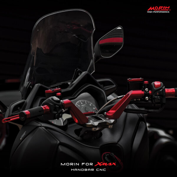MORIN XMAX แฮนด์บาร์+แผงคอนกชุด(CNC) ปรับระดับได้ - Image 2