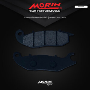 ALTI-BRAKE motorcycle brake pads, black, Honda Click, Click-I model.