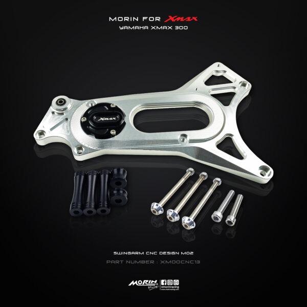 MORIN XMAX สวิงอาร์ม (CNC) แบบ M02 ยกชุด พร้อมตัวปิดอาร์ม - Image 7