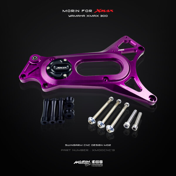 MORIN XMAX สวิงอาร์ม (CNC) แบบ M02 ยกชุด พร้อมตัวปิดอาร์ม - Image 5