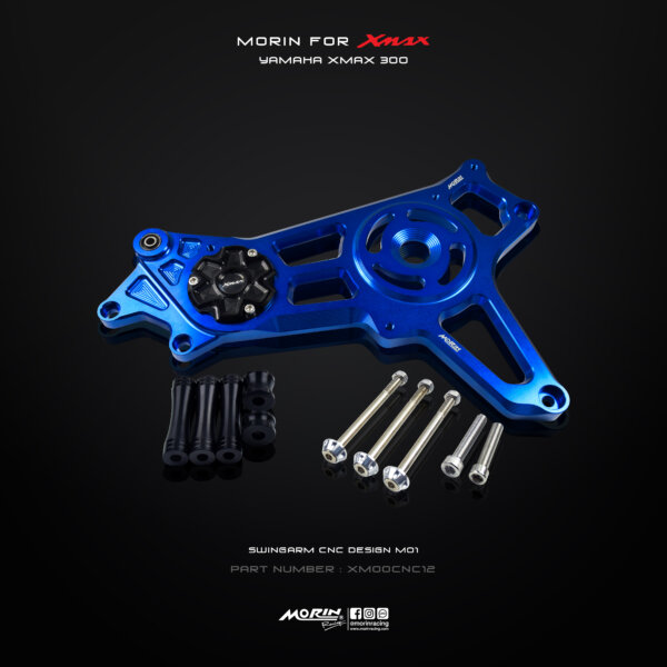 MORIN XMAX สวิงอาร์ม (CNC) แบบ M01 ยกชุด พร้อมตัวปิดอาร์ม - Image 6