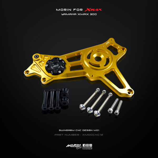 MORIN XMAX สวิงอาร์ม (CNC) แบบ M01 ยกชุด พร้อมตัวปิดอาร์ม - Image 4