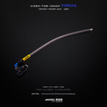 MORIN FORZA 300,350 สายระบายจานไฟ ต่อปัก 90 [หัวห่วงเบนโจ+บุช+น็อตร้อยสาย]