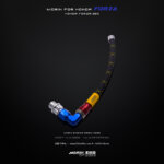 MORIN FORZA 300,350 สายอุดน้ำมันเครื่อง เบอร์8 + หัวCNCกลึงลาย - Image 3