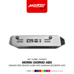 MORIN GIORNO ABS การ์ดท่อสแตนเลส พร้อมน็อตอลูมิเนียมแต่ง