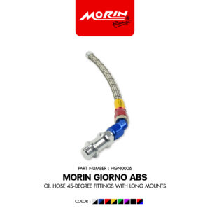 MORIN GIORNO ABS สายอุดน้ำมันเครื่อง หัวปัก 90 ฐานยาว