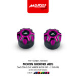MORIN GIORNO ABS อุดกระจก ทูโทน 2 สี CNC (2ชิ้น/ชุด) ลาย Sport