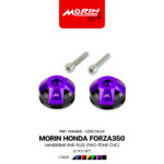 MORIN HONDA FORZA350 ตุ้มปลายแฮนด์ซ้าย-ขวา อลูมิเนียม ทูโทน 2 สี CNC (2ชิ้น/ชุด)