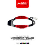 MORIN HONDA FORZA350 ฝาครอบแคร้งเครื่อง 2 สี อลูมิเนียม (CNC)