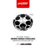 MORIN HONDA FORZA350 ฝาครอบใบพัดลม อลูมิเนียม(CNC) แบบสองสี