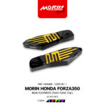 MORIN HONDA FORZA350 ชุดพักเท้าหลัง 2 สี อลูมิเนียม(CNC)