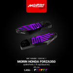 MORIN HONDA FORZA350 ชุดพักเท้าหลัง 2 สี อลูมิเนียม(CNC) - Image 6