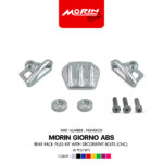 MORIN GIORNO ABS ชุดแต่งอุดตะแกรงหลัง CNC พร้อมน็อตแต่ง CNC (5ชิ้น/ชุด)
