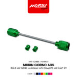 MORIN GIORNO ABS กันล้มแกนล้อหน้าอลูมิเนียม พร้อมแกนล้อครบชุด