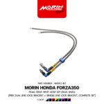 MORIN FORZA 300,350 ชุดสายระบายเฟืองท้ายเส้นคู่ [แถมหูล้อคสองสาย+หูล็อคสายเดียวครบชุด]