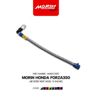 MORIN สายระบายกรองอากาศ FORZA350 ยาว 15 นิ้ว