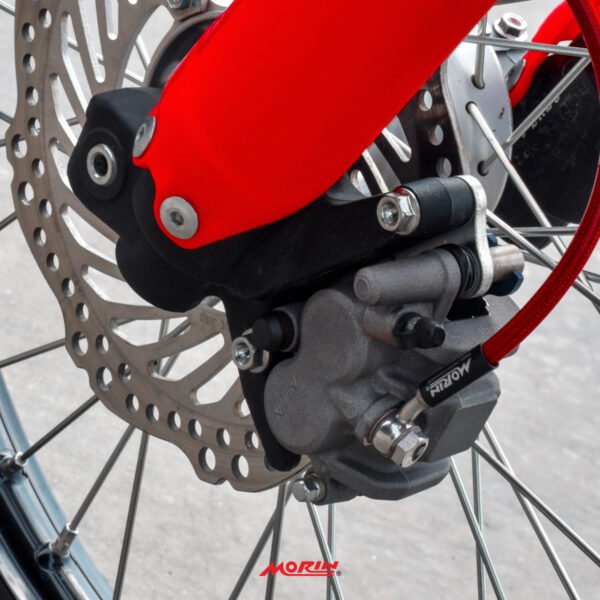 MORIN HONDA CRF300 (2022) ชุดสายเบรคถักสแตนเลส แบบหัวย้ำสแตนเลส พร้อมท่อสายเบรค (หน้า-หลัง) - Image 6